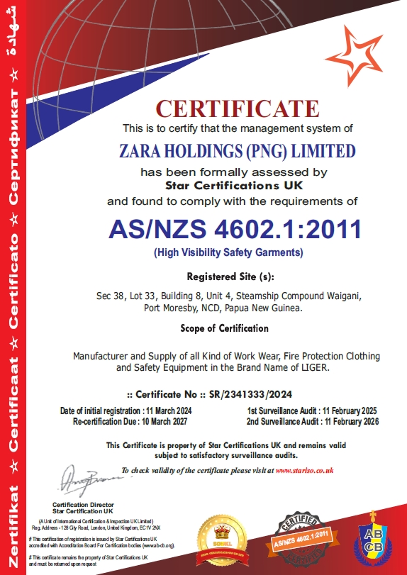 Environmental Certification